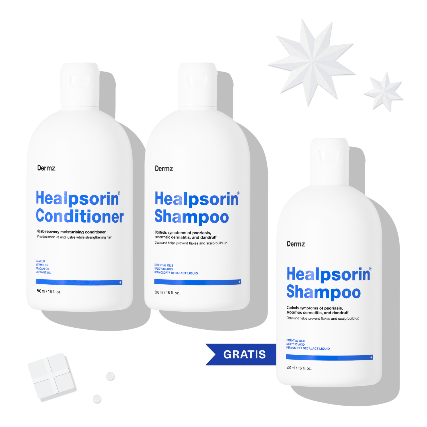Healpsorin Scalp & Hair Set + FREE Shampoo