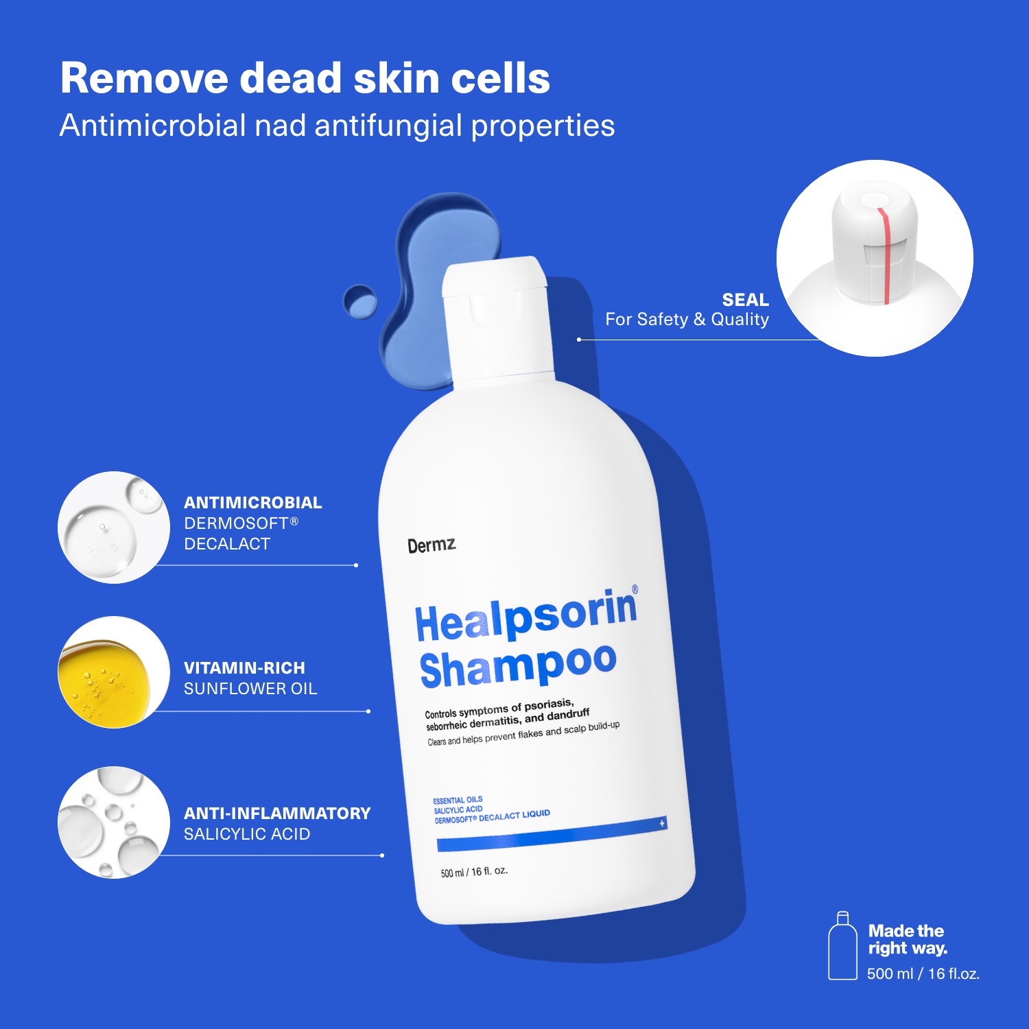 Healpsorin Shampoo | infographic