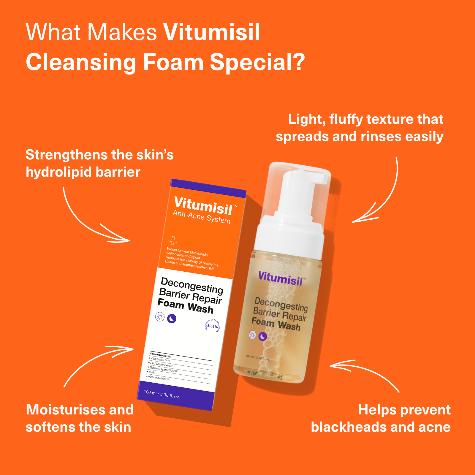 Vitumisil Sensitive Face Foam Wash