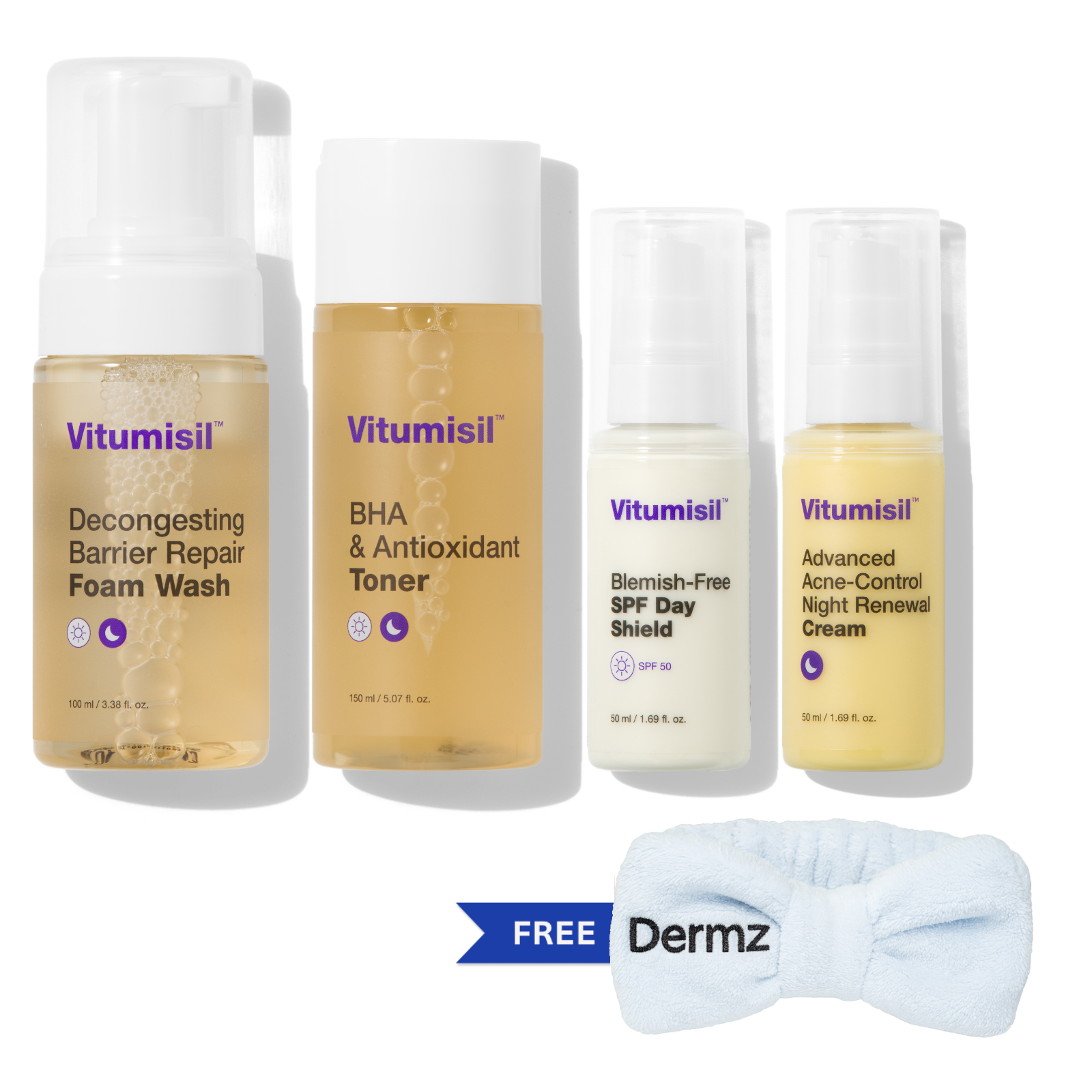 Vitumisil Anti-Acne Set + Free Dermz Headband