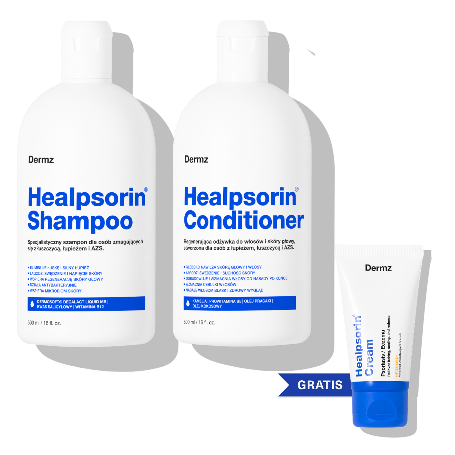 Healpsorin Scalp and Hair Set +FREE Healpsorin Cream