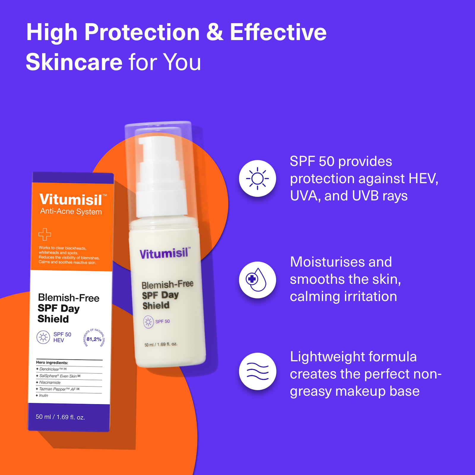 Vitumisil Anti-Acne SPF50 Cream